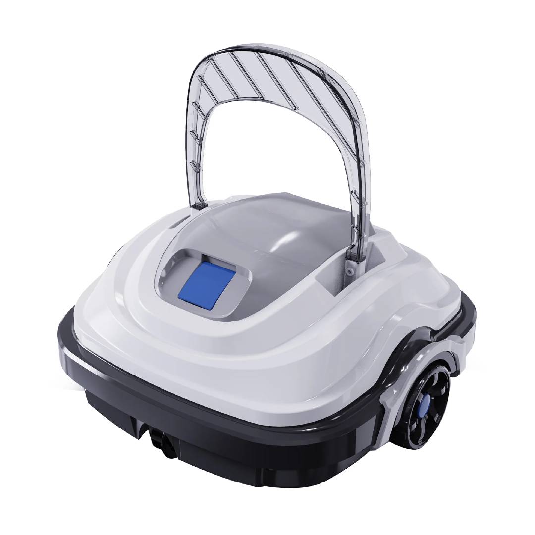 Robottino "Sirena" puliscifondo per piscina automatico con ruote, fino a 50 minuti di autonomia