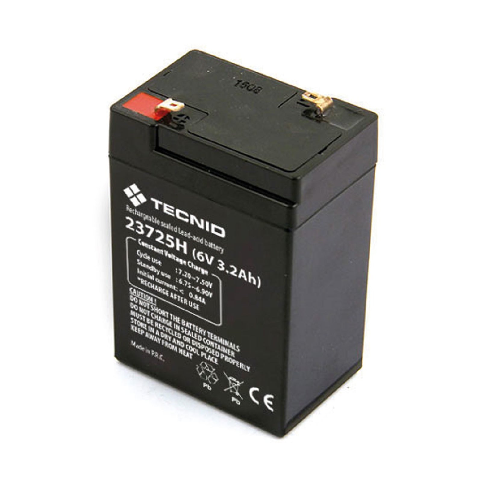 Batteria "Velamp" ricaricabile a tensione 6 V 3,2 Ah