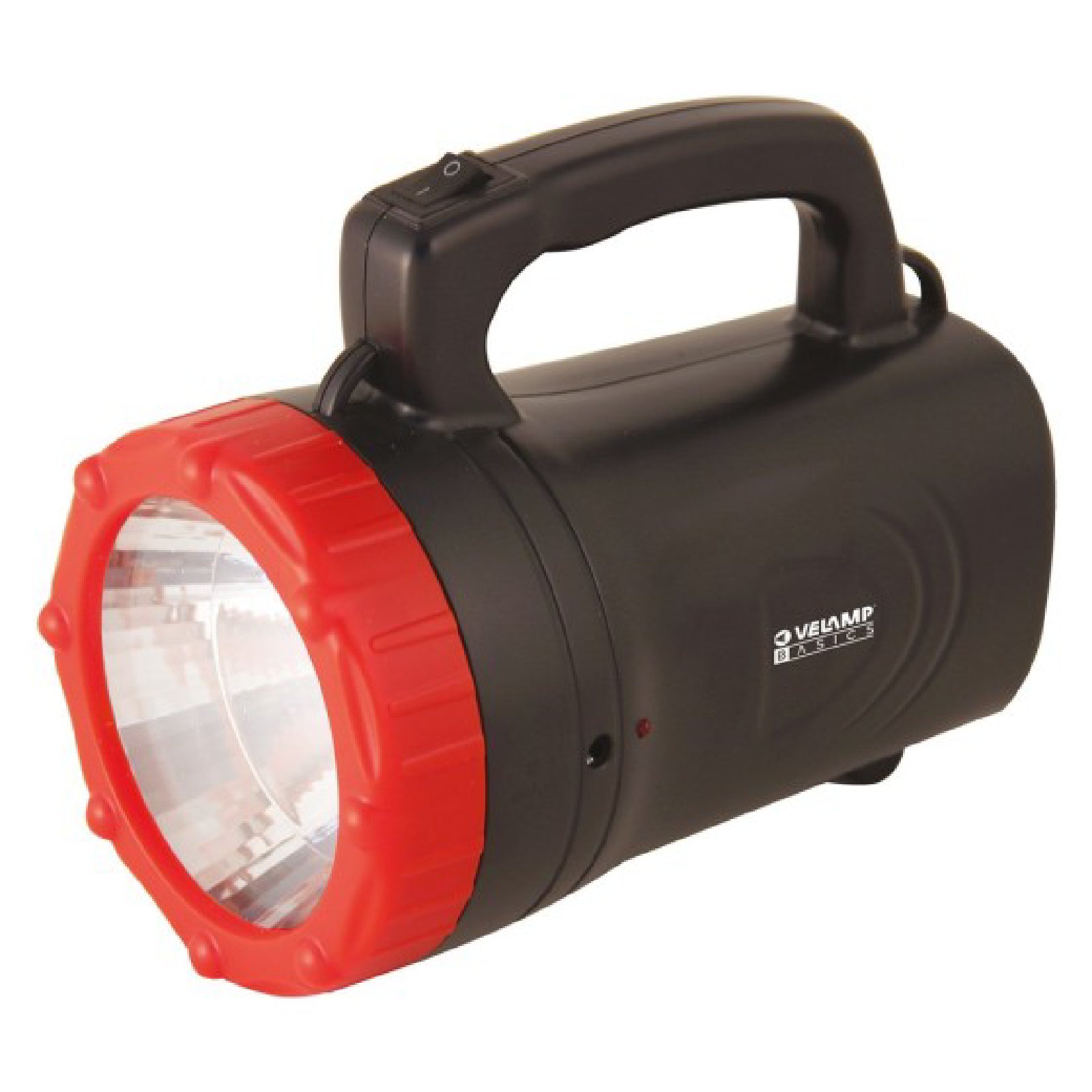 Torcia ricaricabile a led "Velamp" in plastica antiurto resistente all'acqua