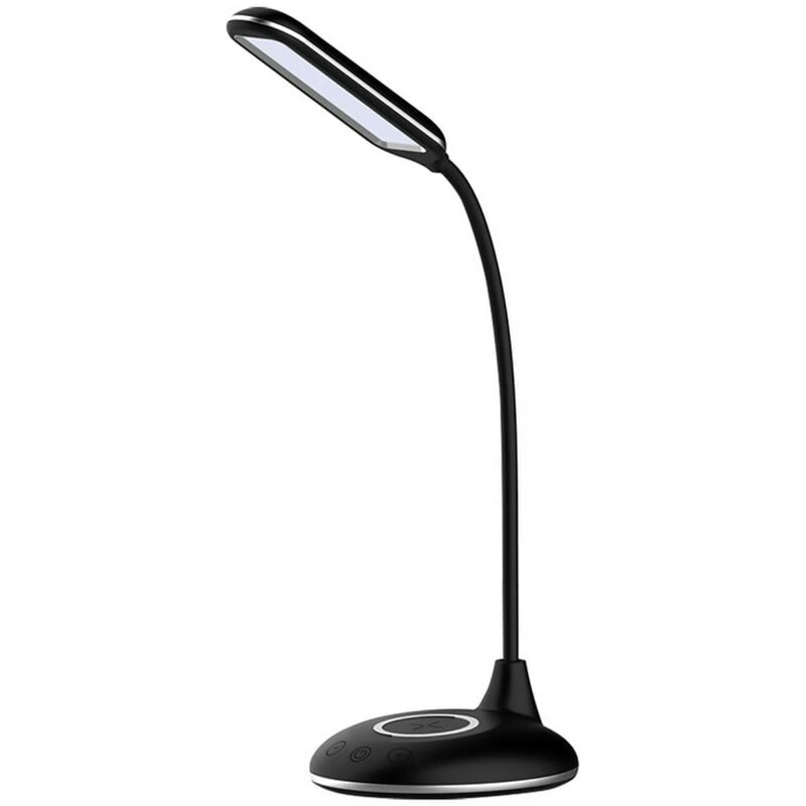 Lampada da tavolo VTAC multifunzione a led a 4 watt di colore nero