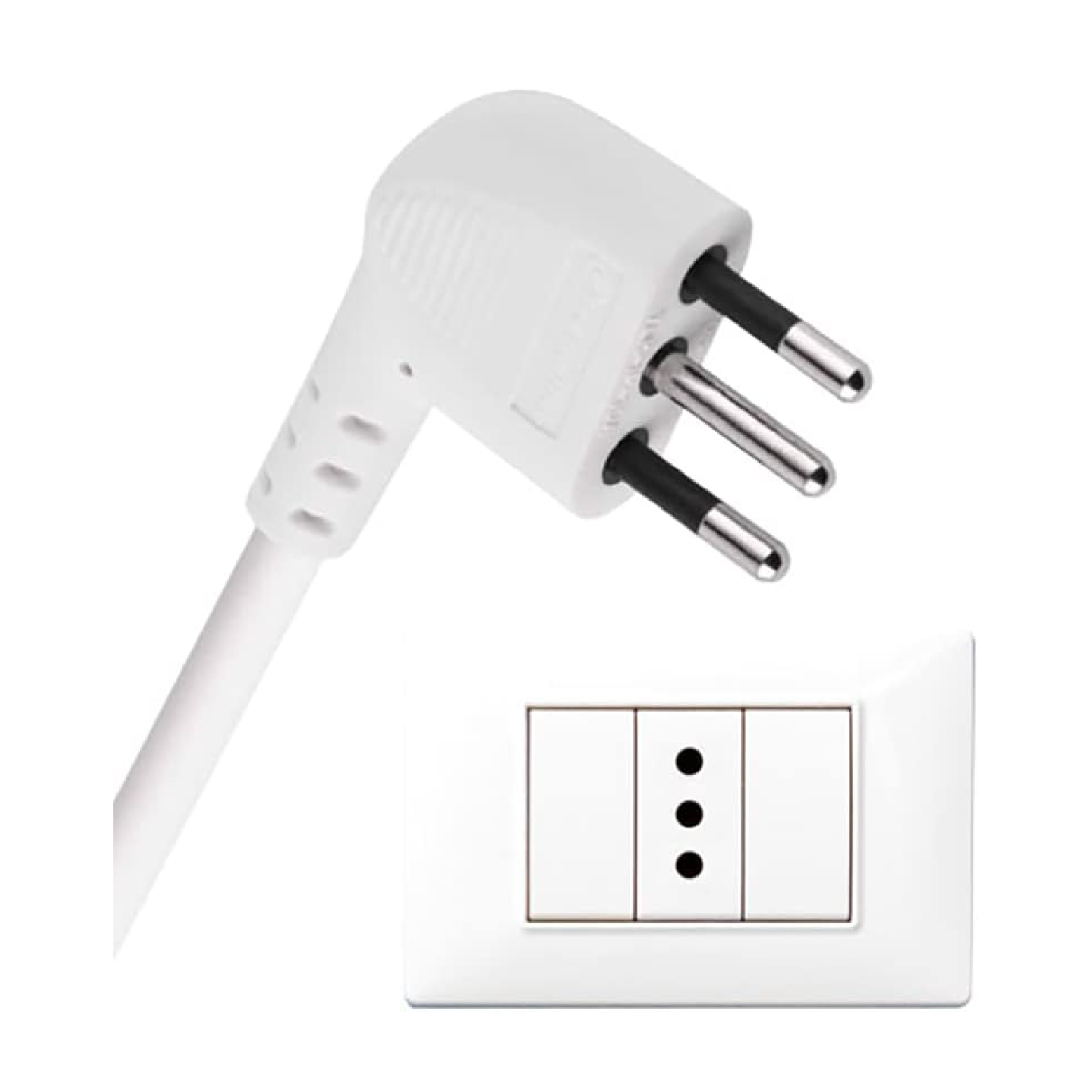 Multipresa con interruttore salva spazio da 2 mt