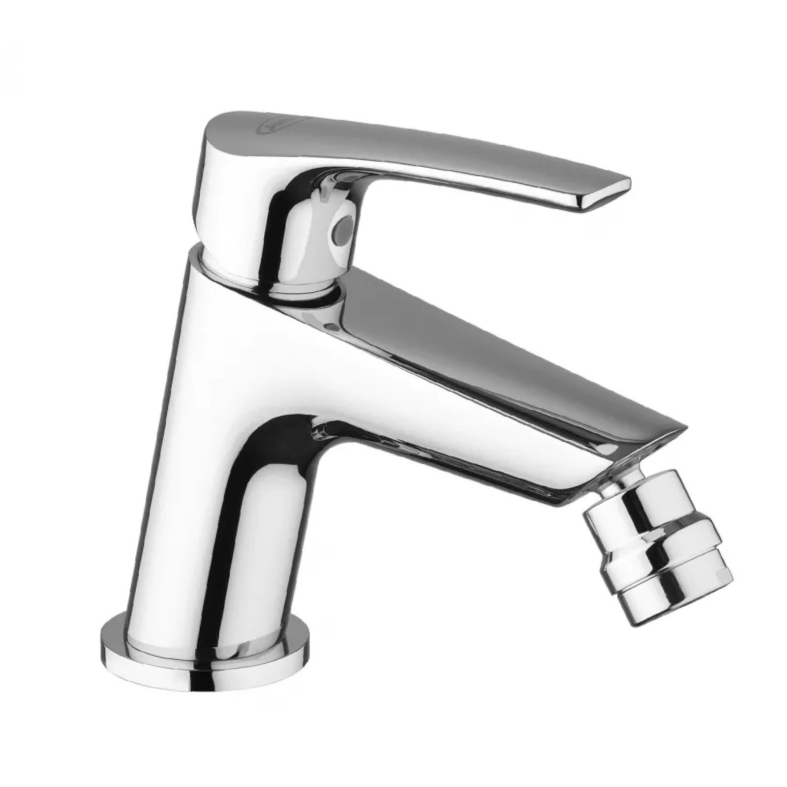 Miscelatore monocomando per bidet "lucente" senza piletta di scarico