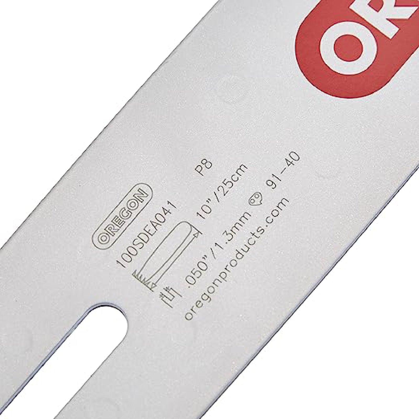 Barra per motosega 'SINGLE RIVET' per elettroseghe o motoseghe a scoppio di piccola cilindrata.