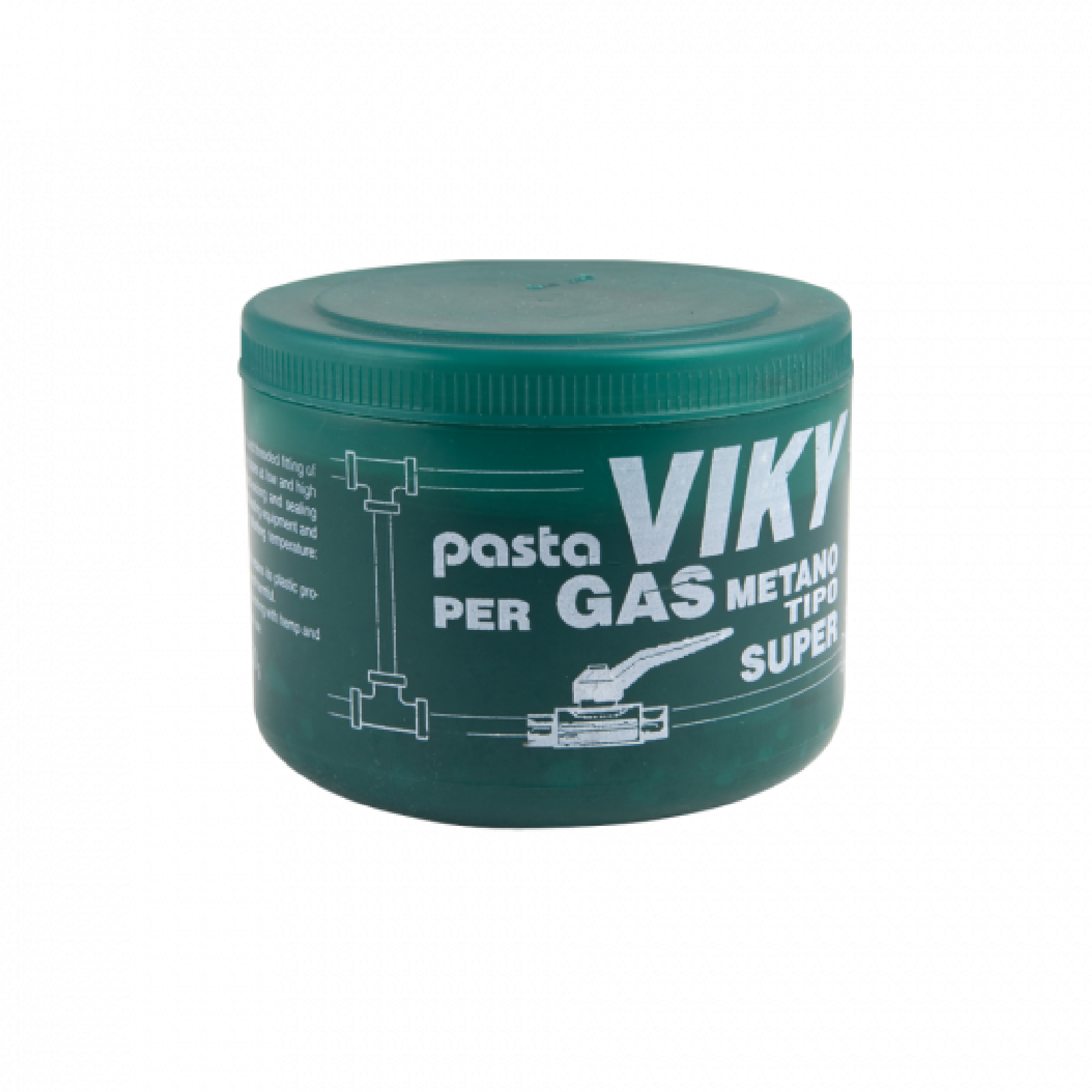 Pasta verde sigillante per gas metano e raccordi filettati in barattolo