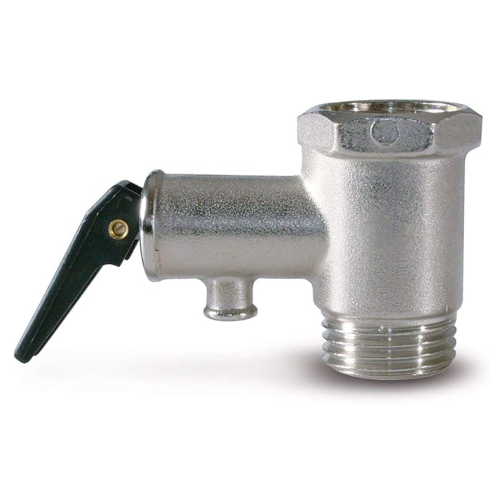 Valvola di sicurezza per scaldacqua, Modello 1/2" attacco maschio/ femmina