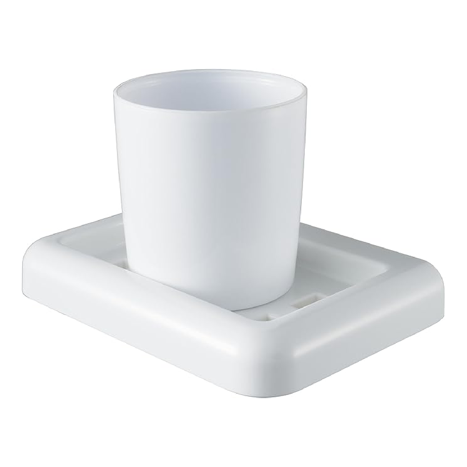 Porta bicchiere serie "linea" in durolite e ABS antiurto con fissaggio a vite o colla