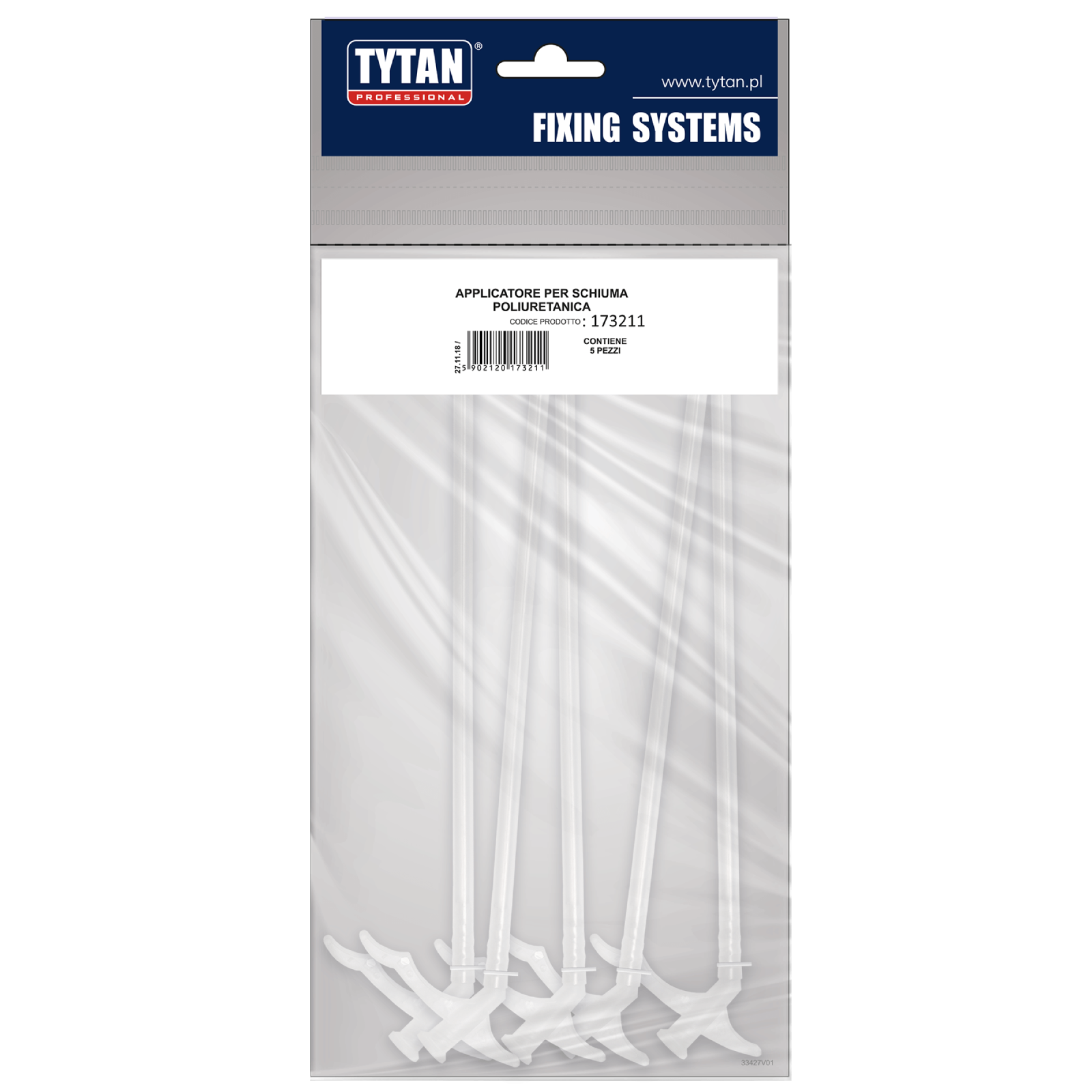 Cannule per schiuma poliuretanica manuale