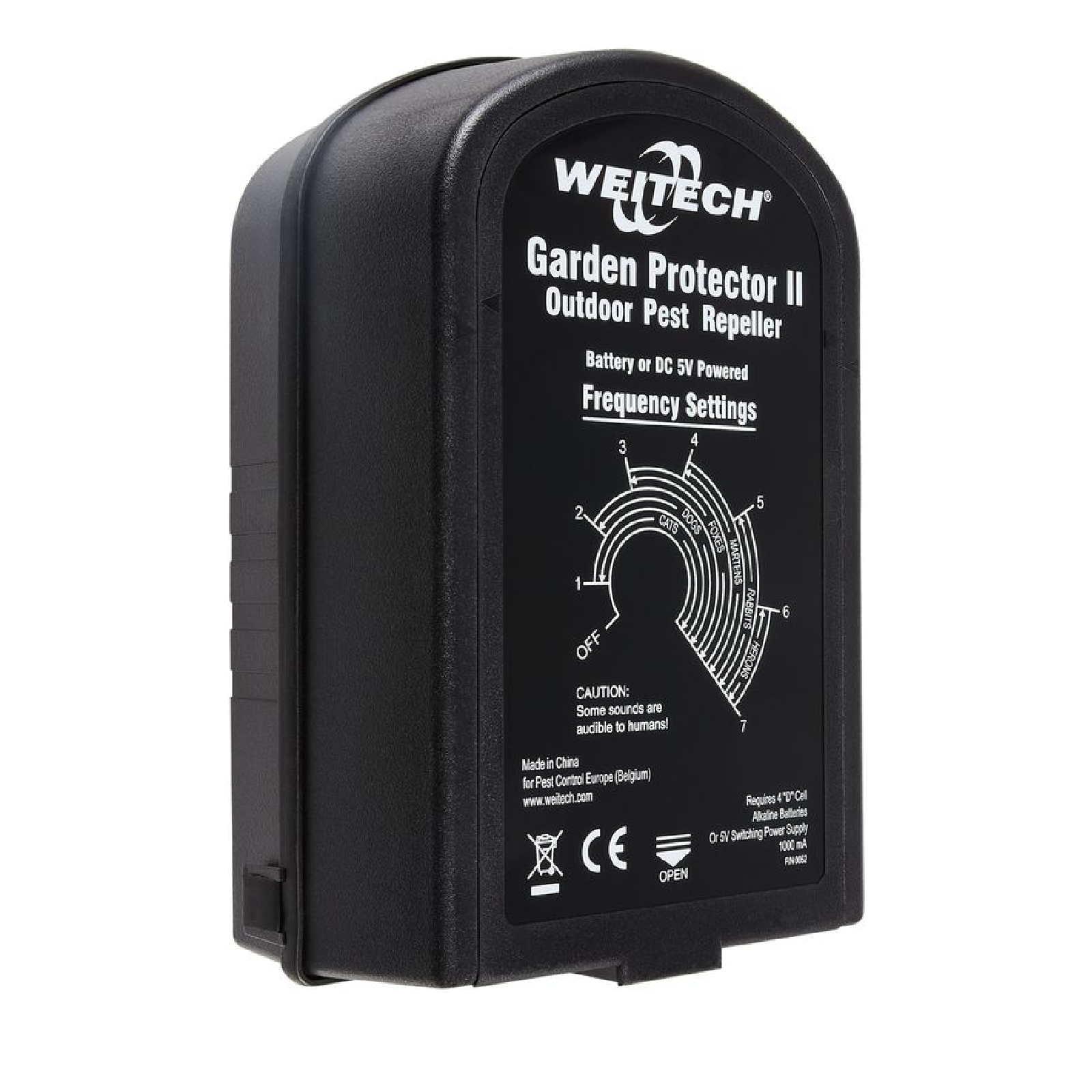 Repellente ultrasuoni per Cani, Gatti e Volpi a batteria ed elettrico 200 mtq