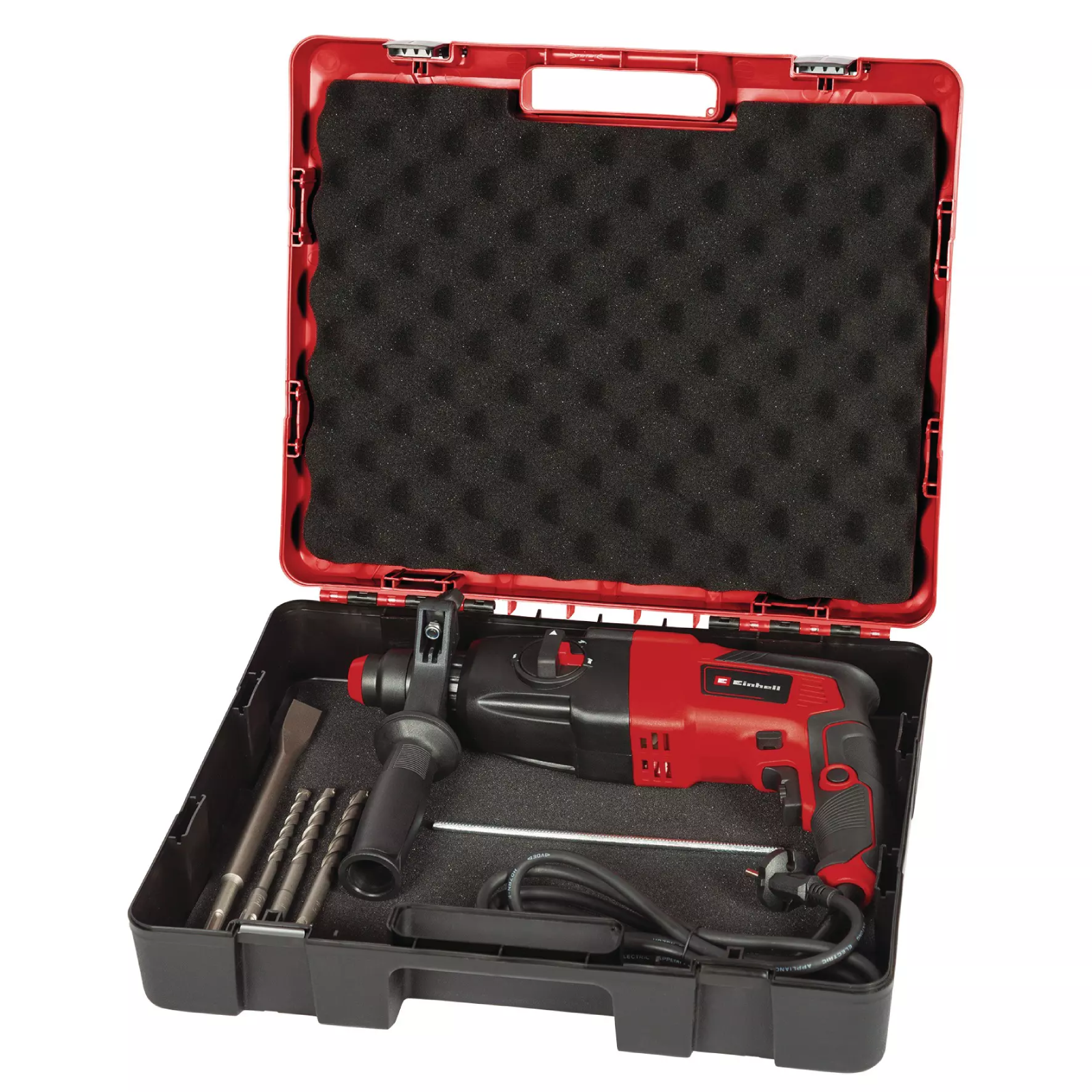 Tassellatore "TC-RH 620 4F KIT" con attacco mandrino SDS-Plus da 620 W