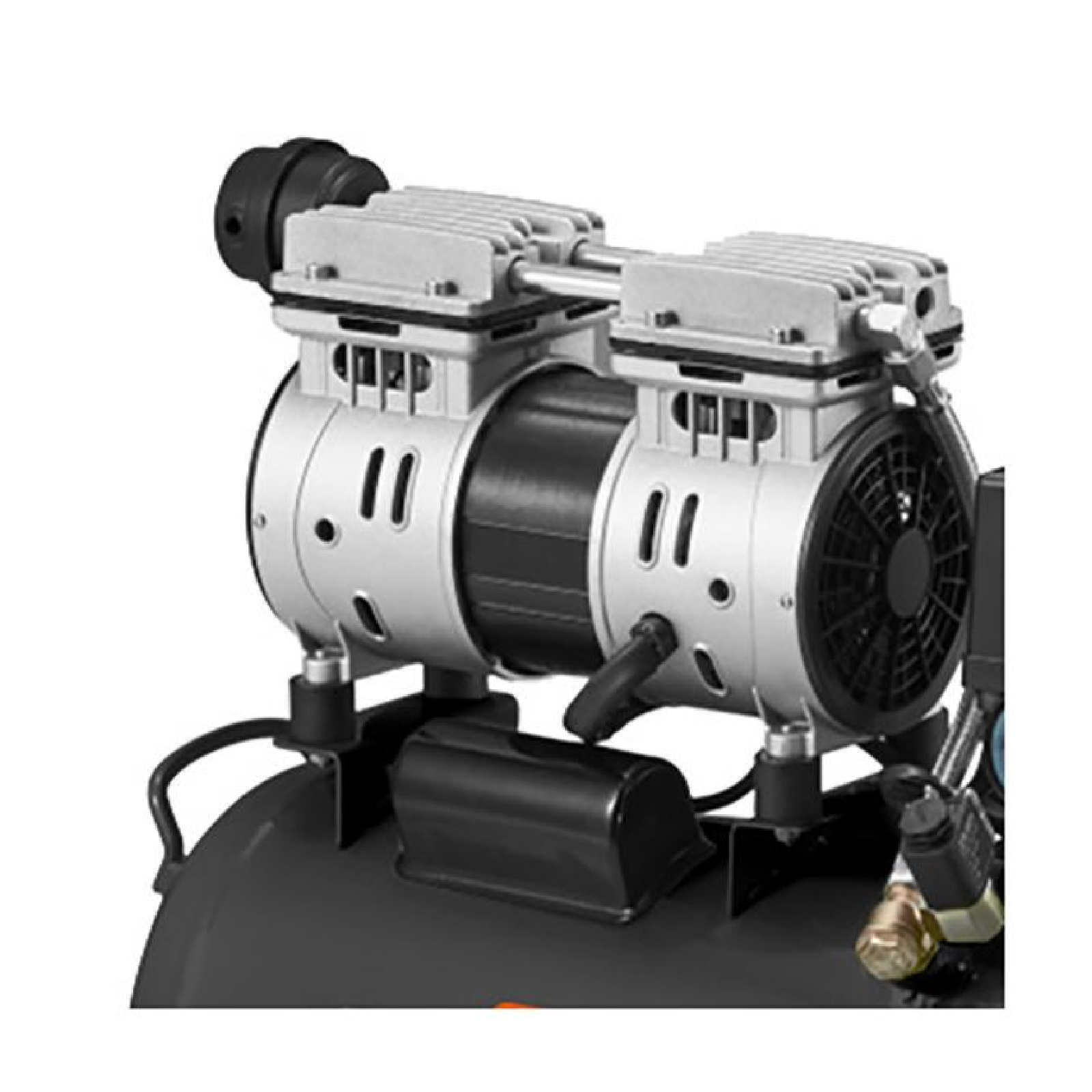 Compressore silenziato da 24 litri carrellato