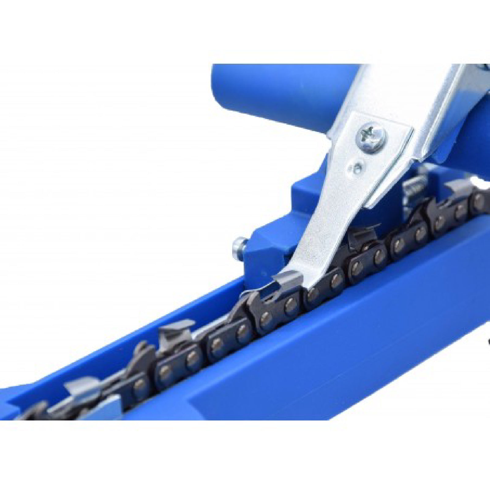 Affilatrice elettrica per catene motosega con corpo in nylon