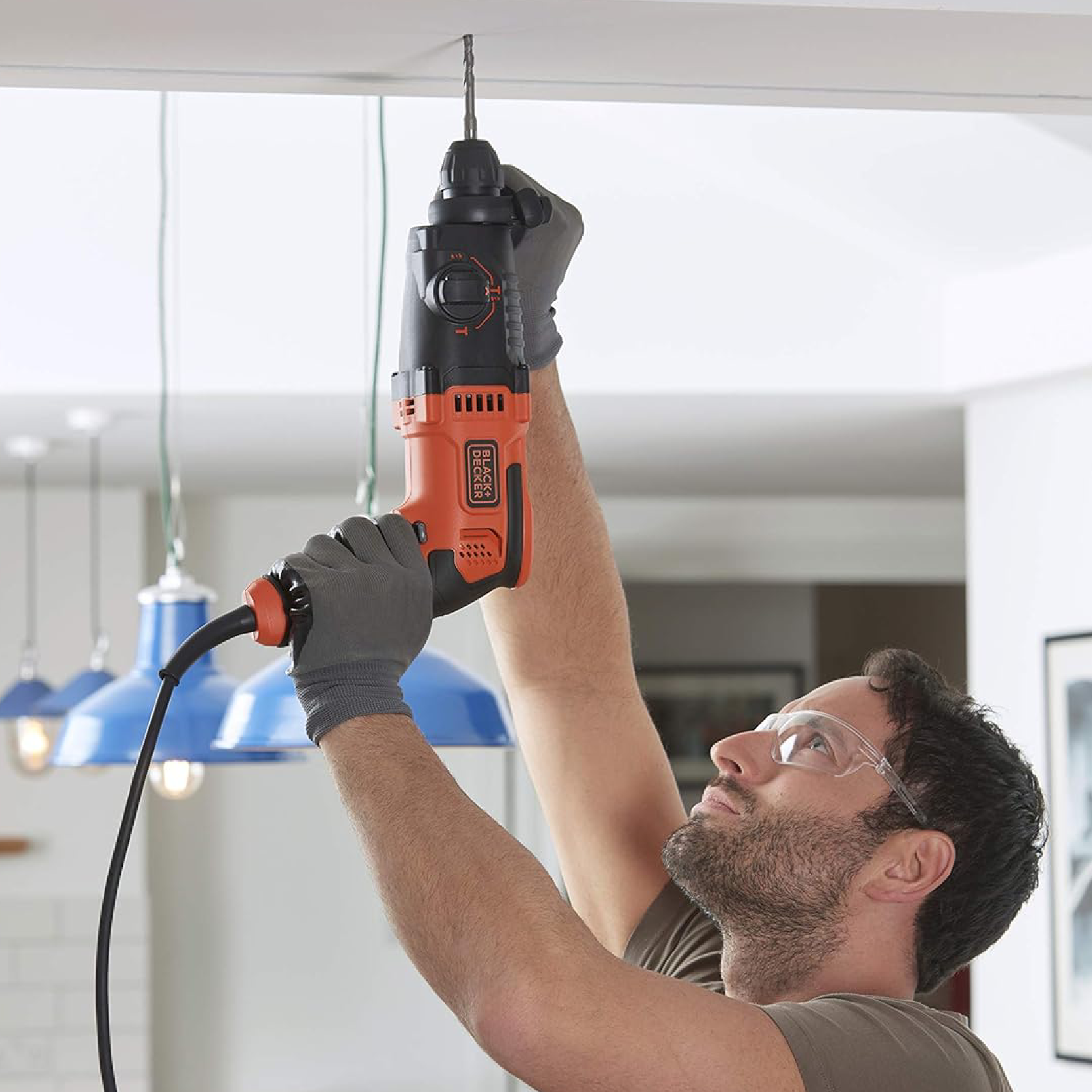 Tassellatore "BEHS01-QS" con attacco SDS plus da 650 W