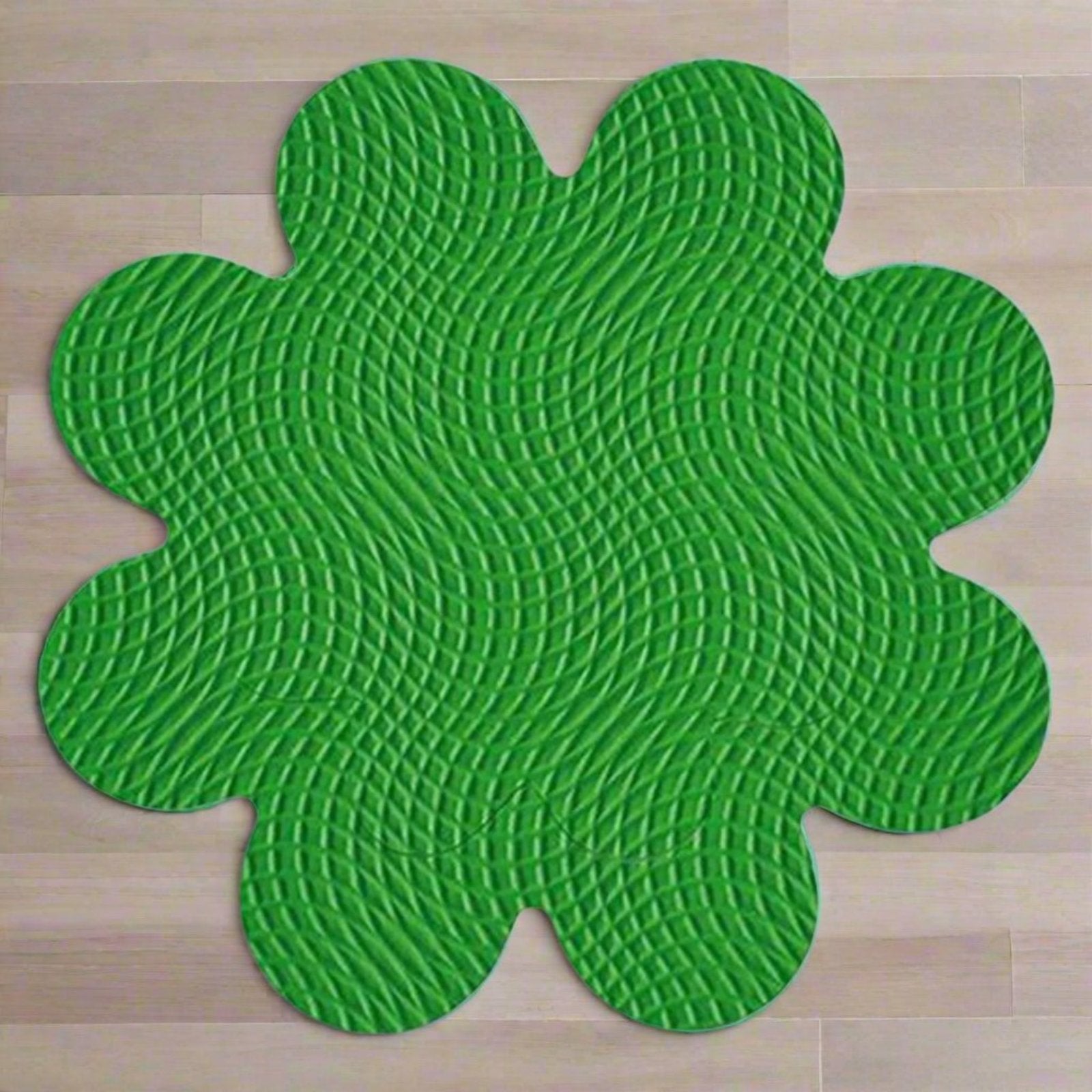 Tappeto antiscivolo "Deco" verde 9 x 9 cm da 8.pz