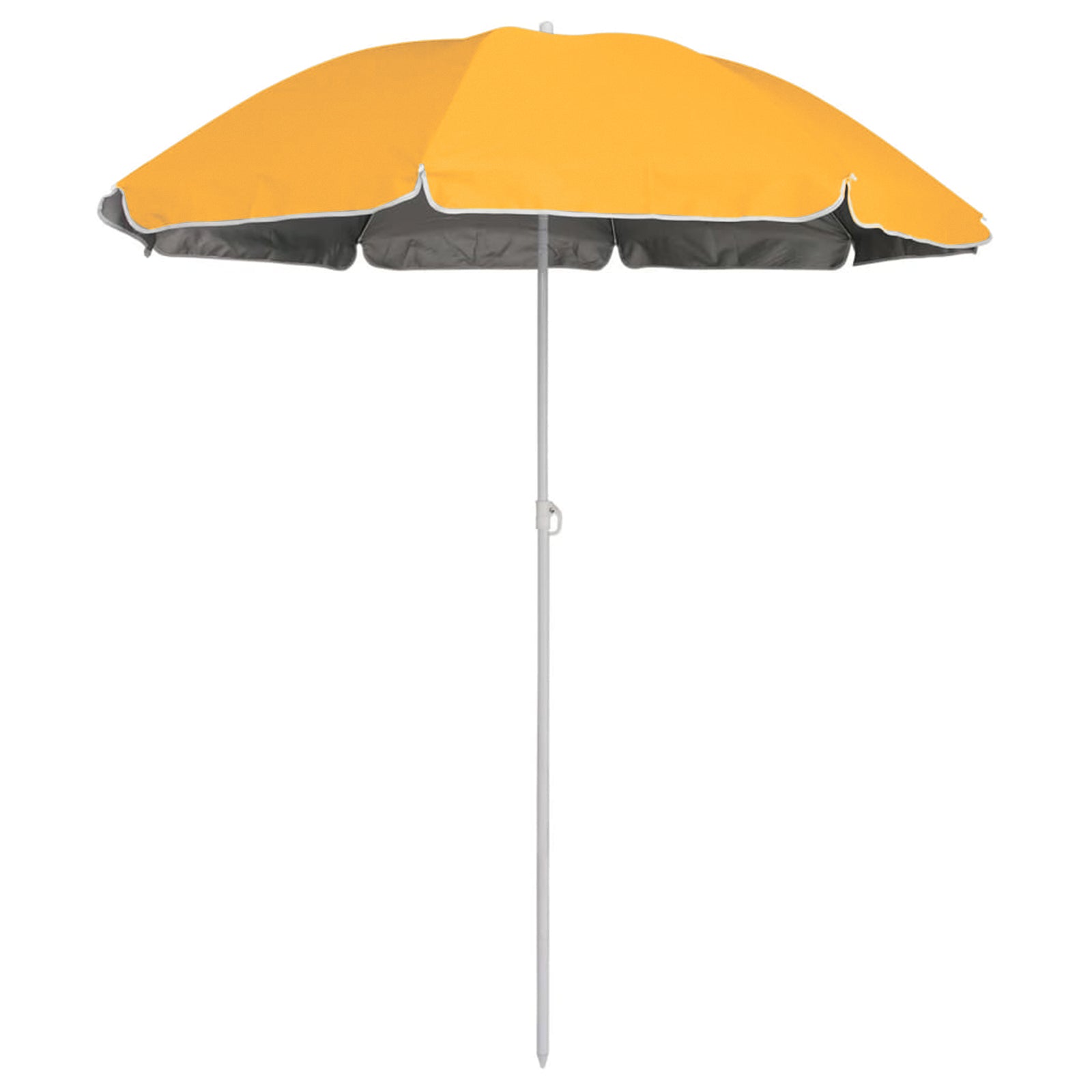 Ombrellone da mare con aste in fibra di vetro palo in alluminio orientabile