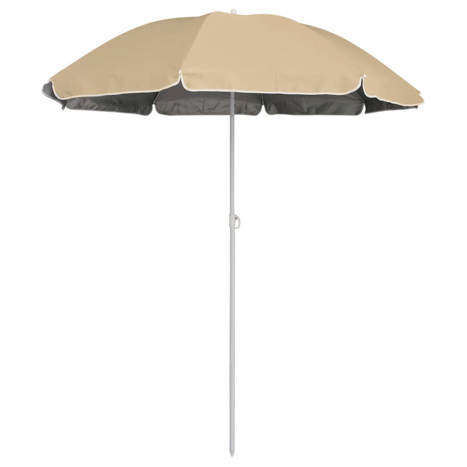 Ombrellone da mare con aste in fibra di vetro palo in alluminio orientabile