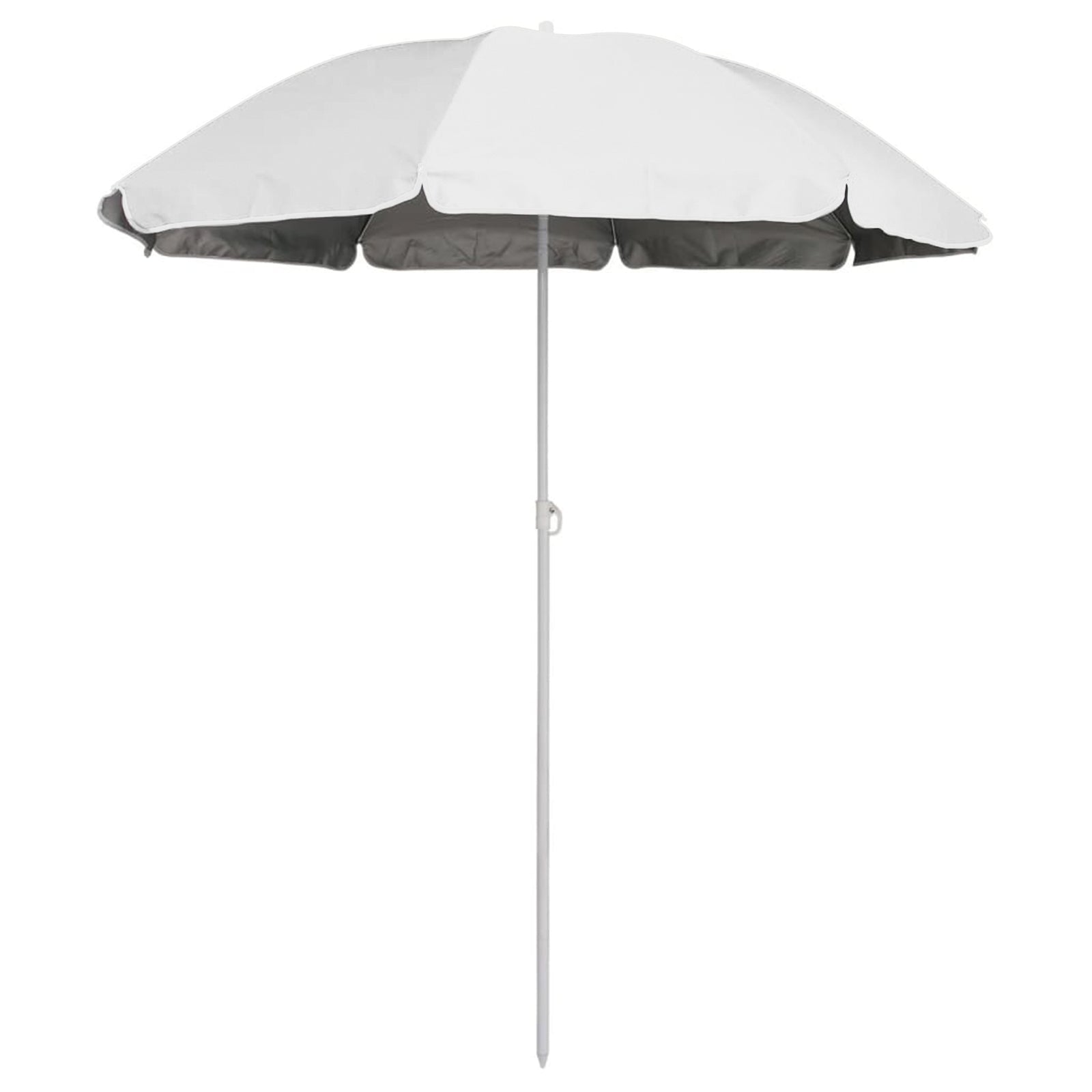 Ombrellone da mare con aste in fibra di vetro palo in alluminio orientabile