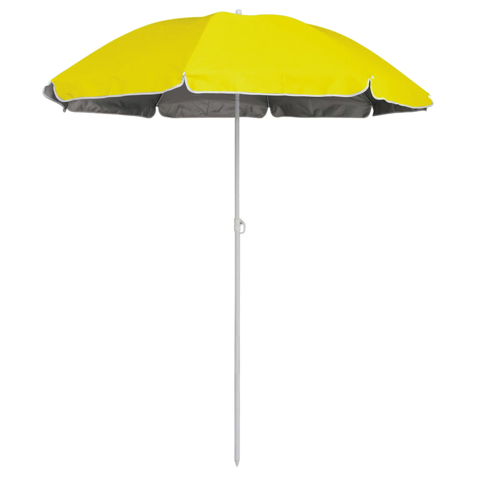 Ombrellone da mare con aste in fibra di vetro palo in alluminio orientabile