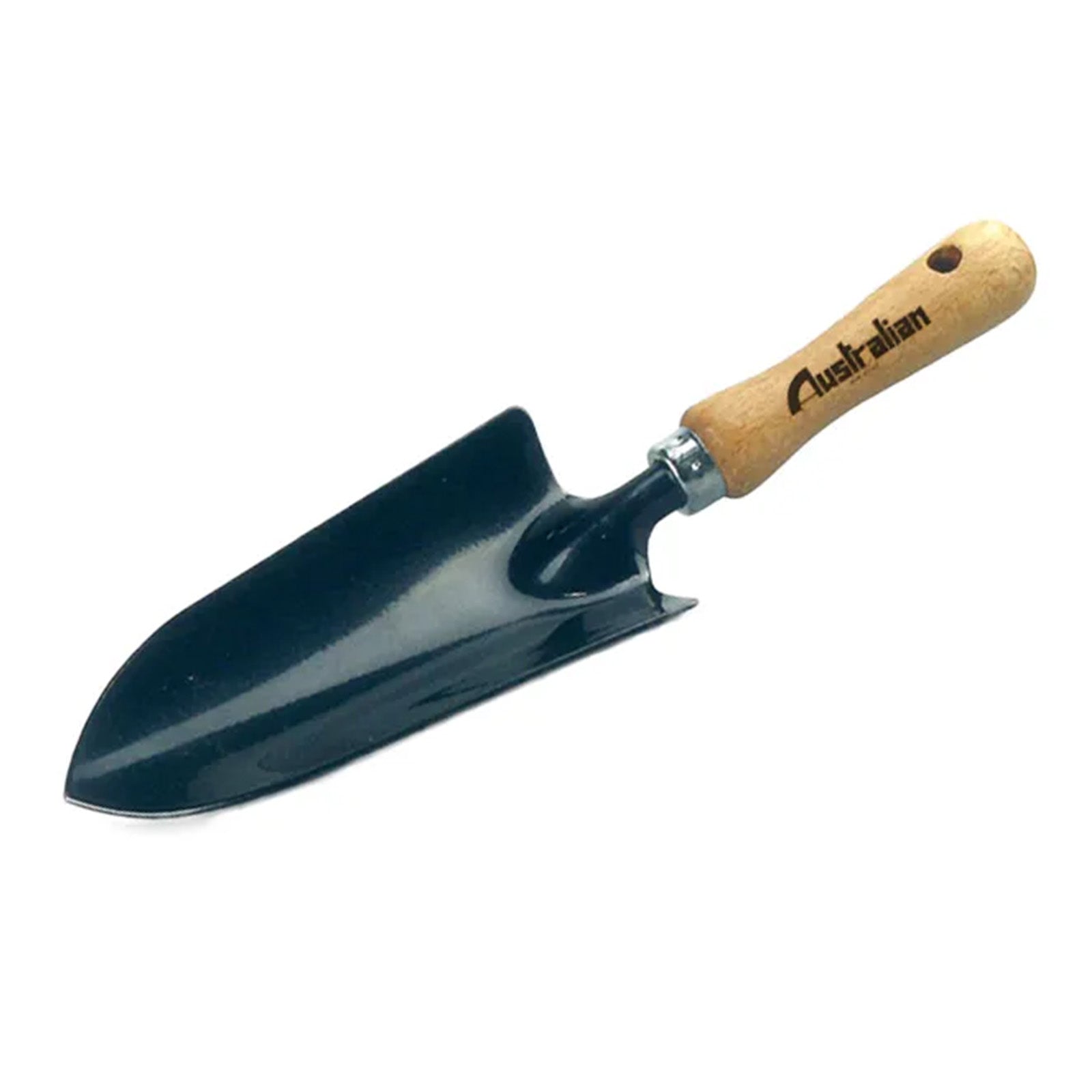 Trapiantatore ad uso manuale attrezzo per giardino con manico in legno