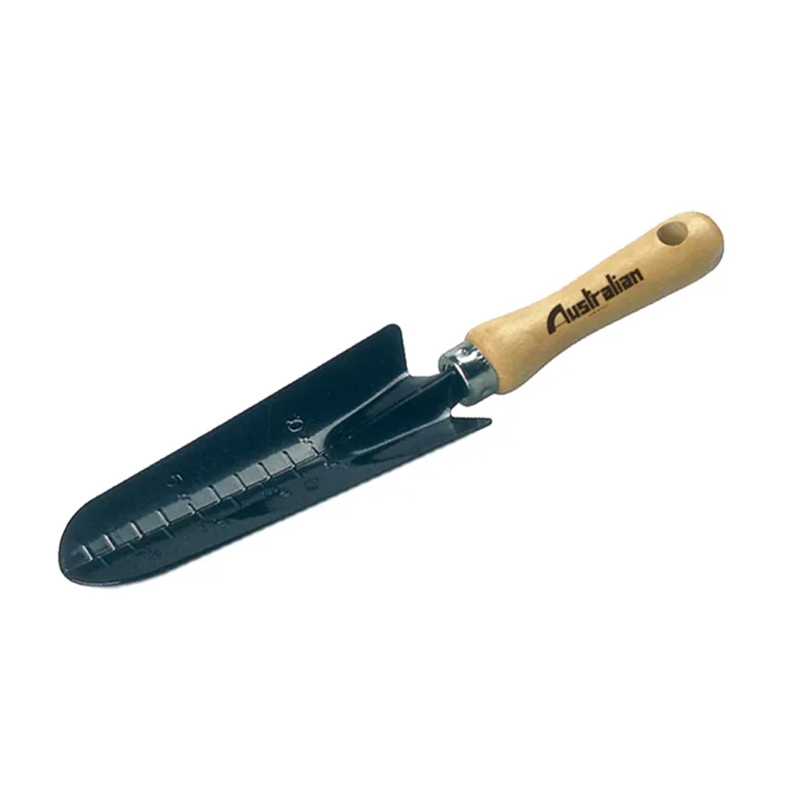 Trapiantatore ad uso manuale attrezzo per giardino con manico in legno