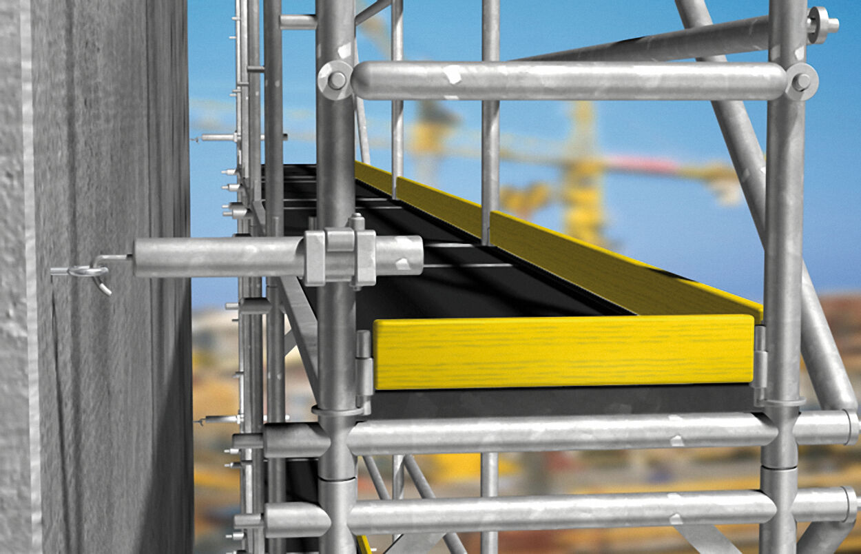 Ancorante per ponteggio "OPF" in acciaio zincato completo di tassello