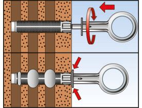 Tasselli ad iniezione a rete in plastica per ancoranti chimici "BR"