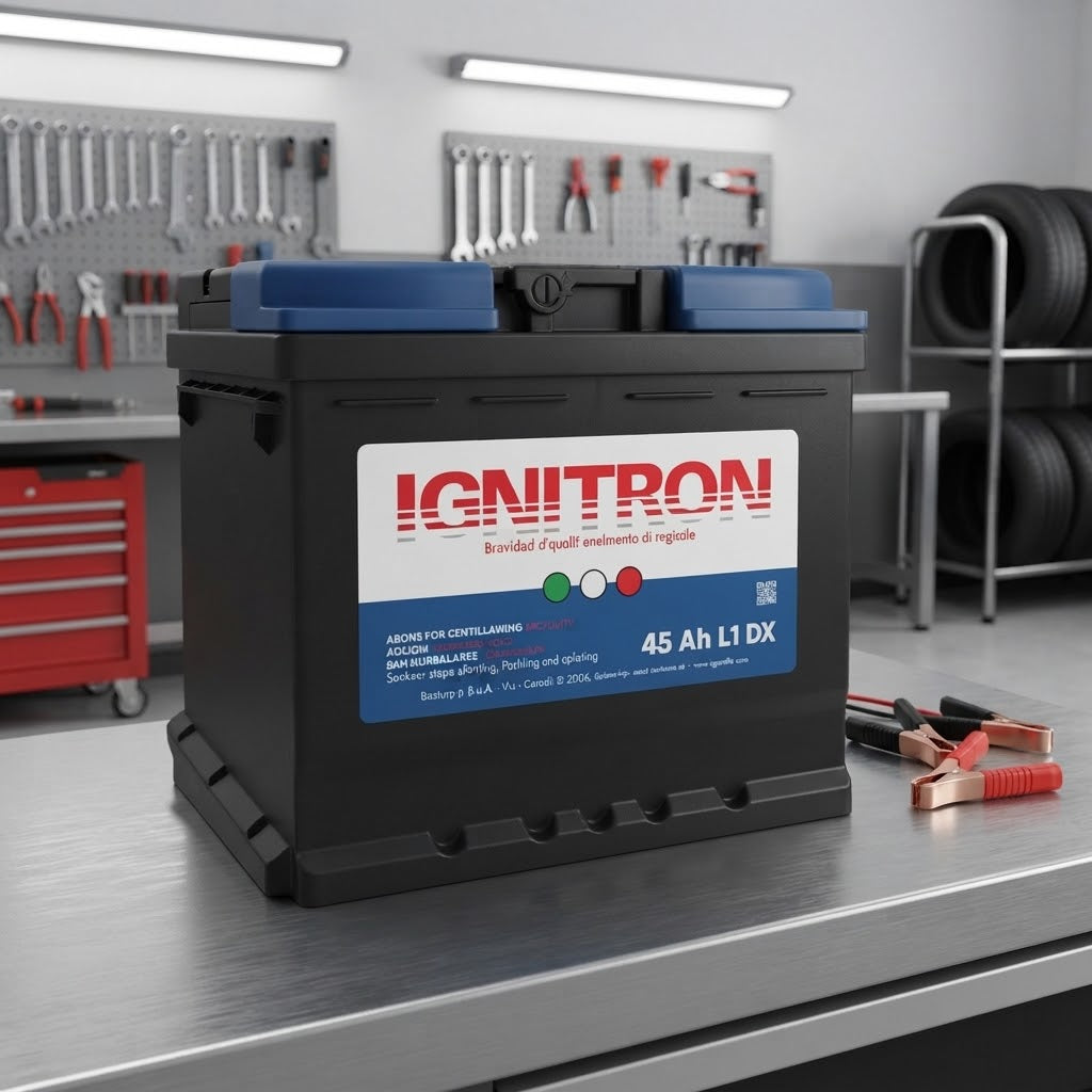 Batteria "Ignitron Traditional" con piastre e griglie in Pb/Ca per auto