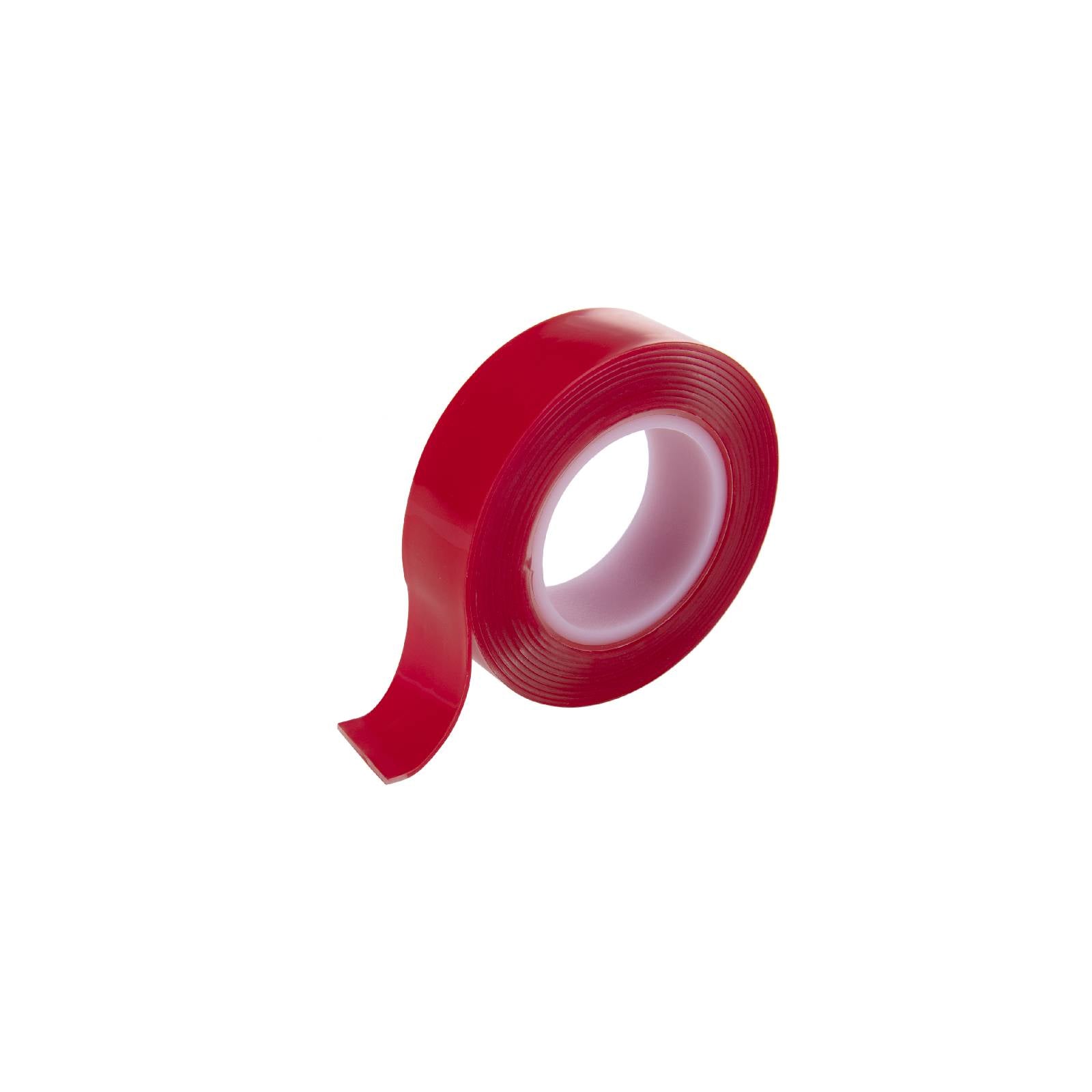 Nastro biadesivo extra forte e trasparente con forte tenuta idoneo per applicazioni all'esterno e interno 19 mm x 1,5 mt