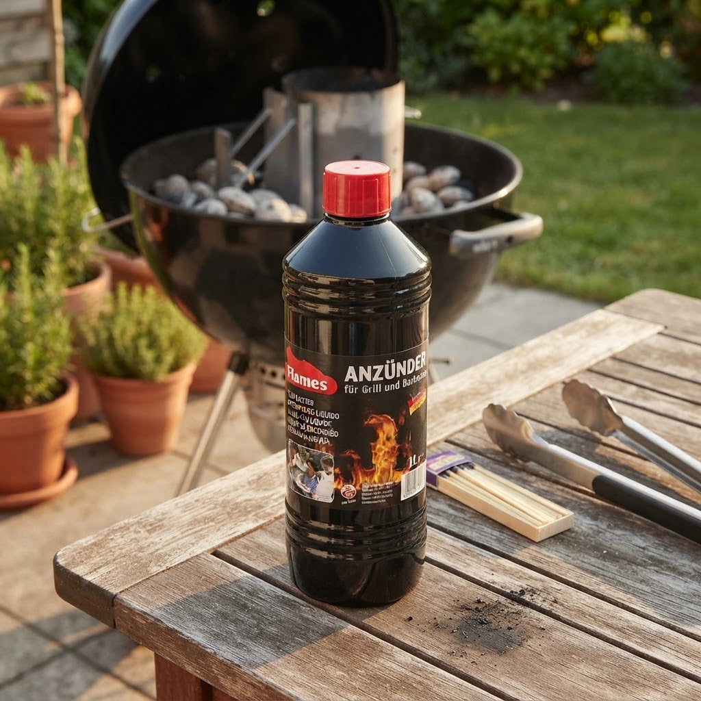 Accendi fuoco liquido per barbecue stufe e caminetti da 1 lt