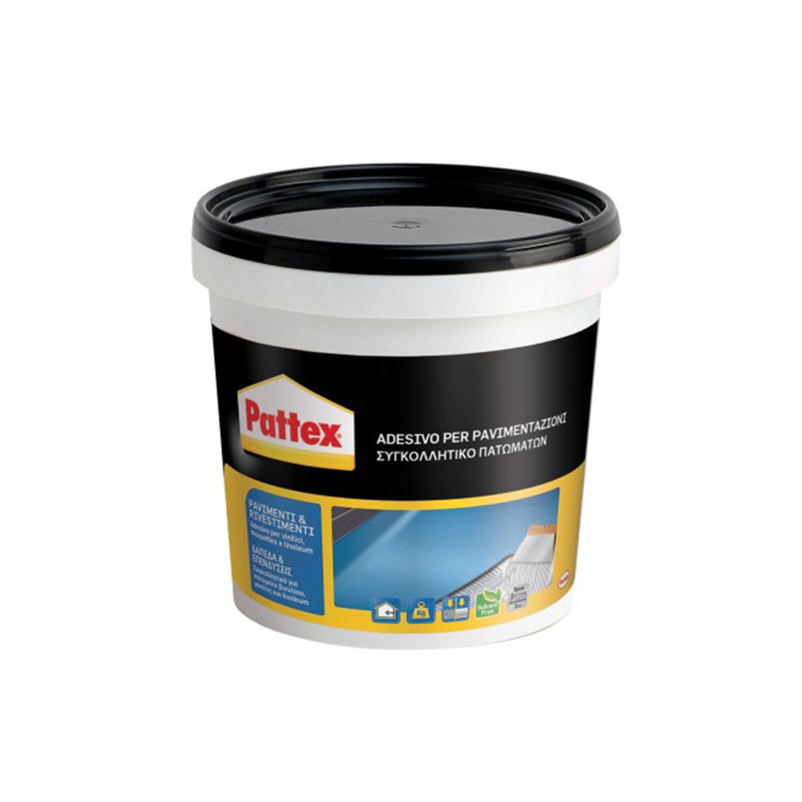 Adesivo di tipo acrilico per pavimenti e rivestimenti