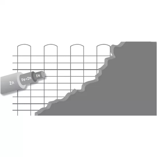 Rete porta intonaco "Camera canne" 1 x 25 mt elettrosaldata zincata 13 x 13