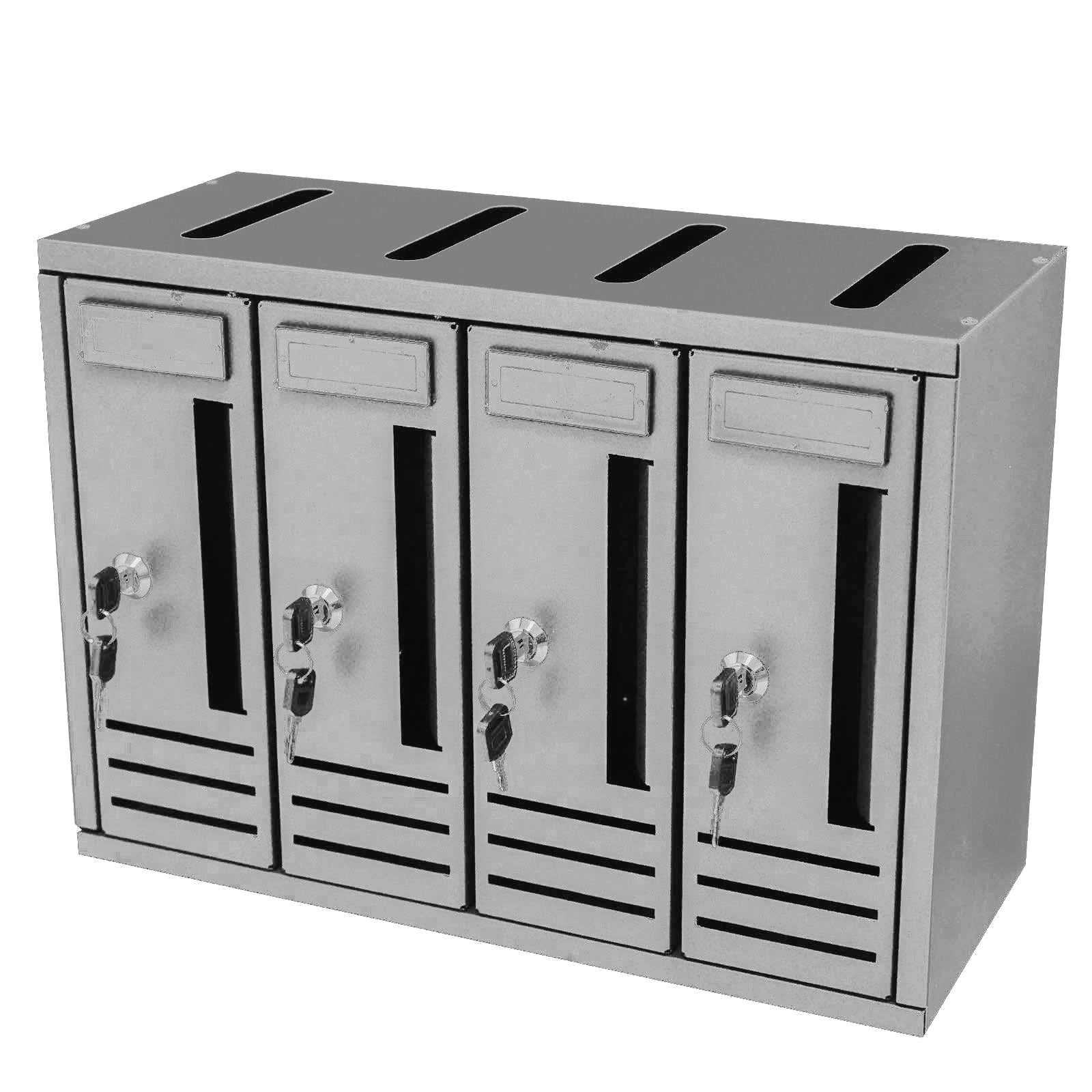 Cassetta postale condominiale componibile da muro buca lettere da esterno in acciaio Made in Italy