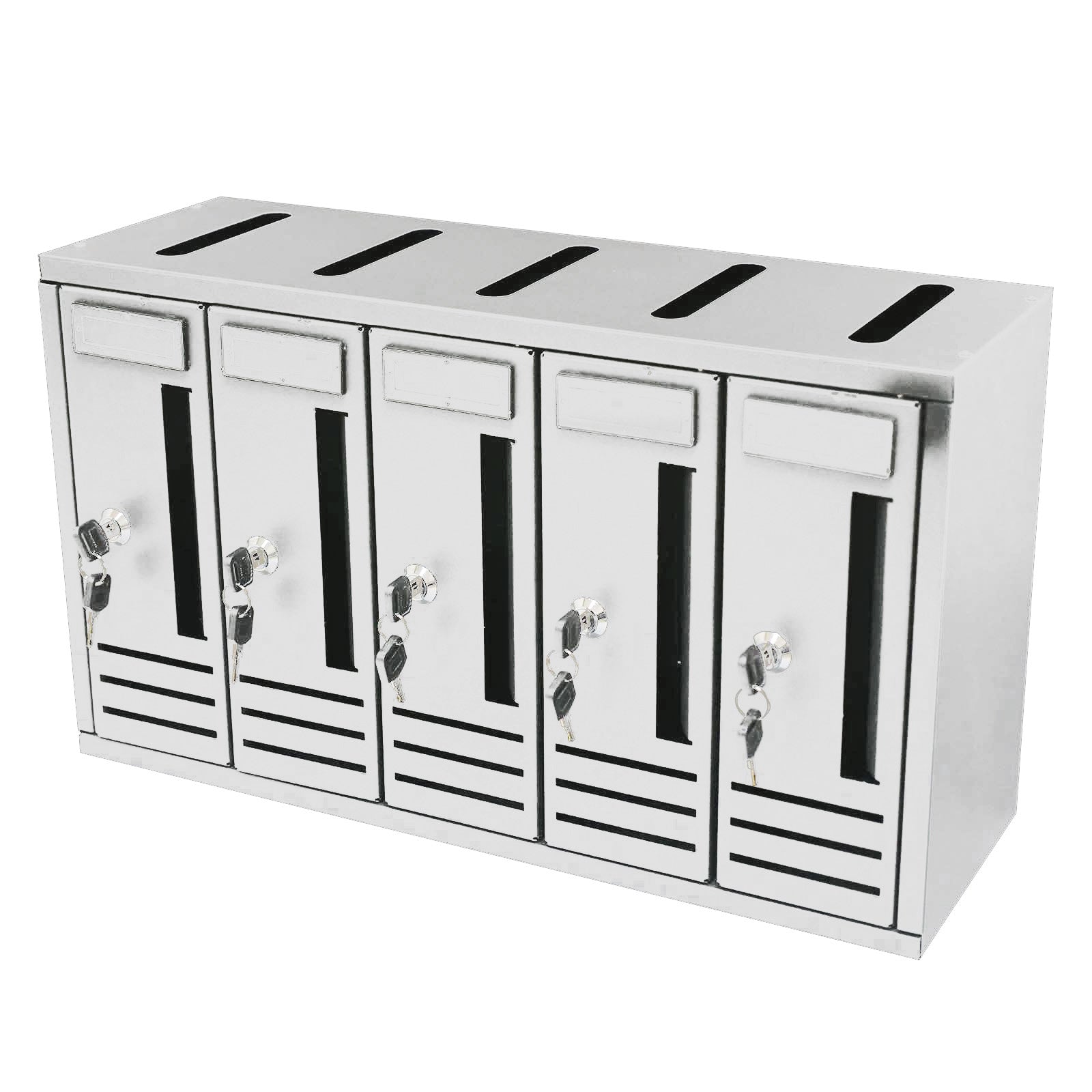 Cassetta postale condominiale componibile da muro buca lettere da esterno in acciaio Made in Italy