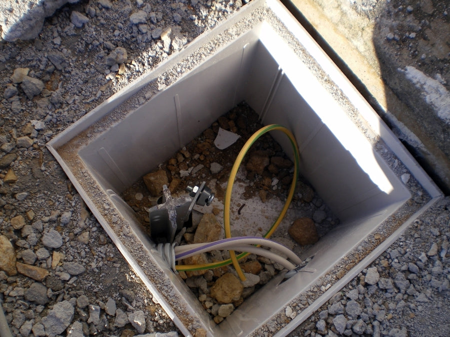 Pozzetto in polipropilene indicato per l'alloggiamento di cavi elettrici