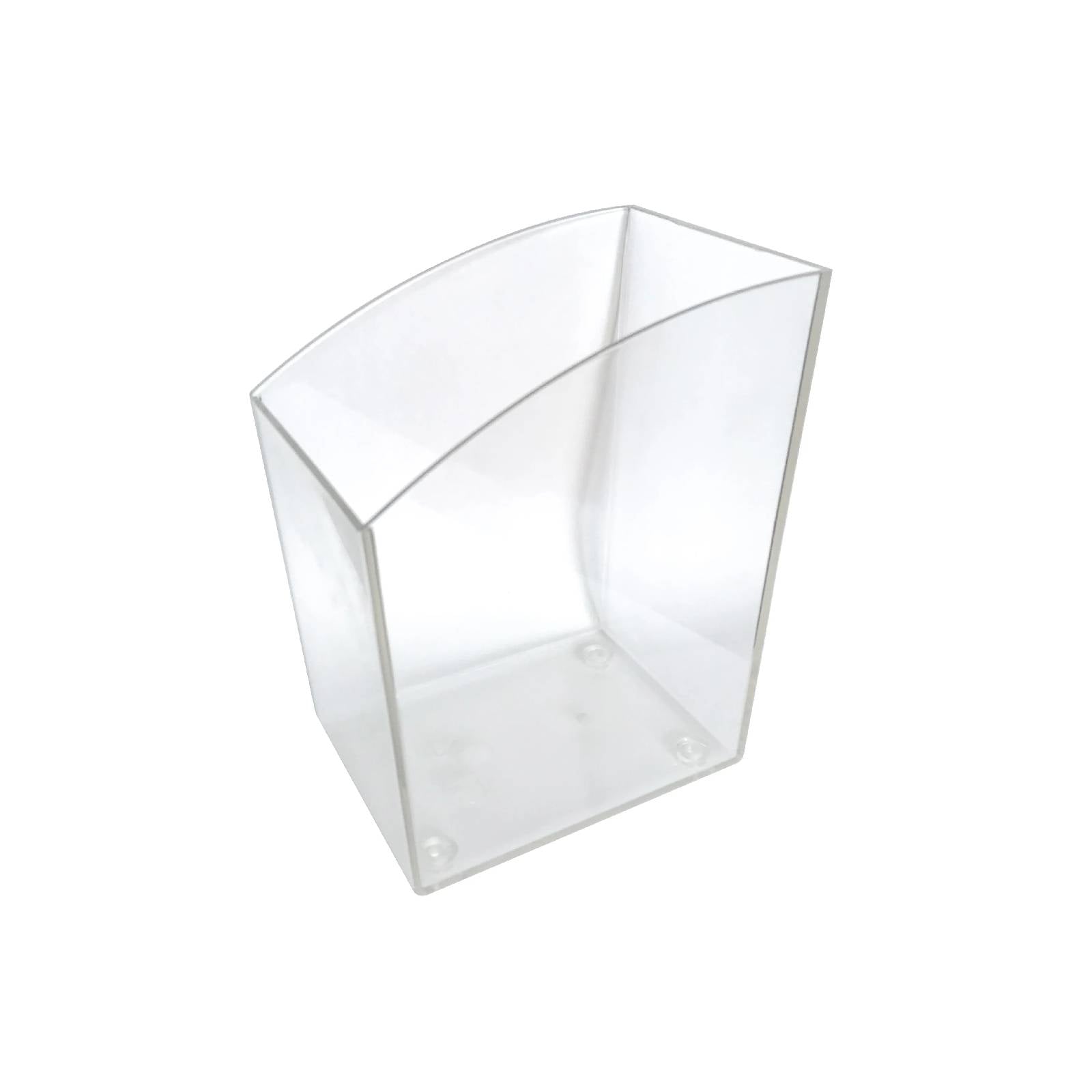 Cassetto trasparente per Crystal Box realizzato in polietilene tereftalato infrangibile per 3 cassetti