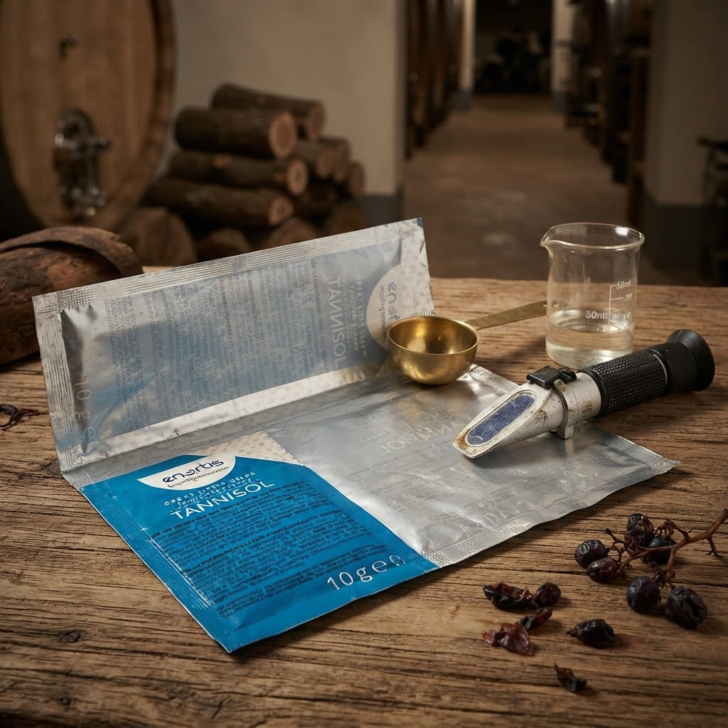 Conservante salva vino Solfotannico in polvere "Tannisol" antisettico ed antiossidante ad uso enologico