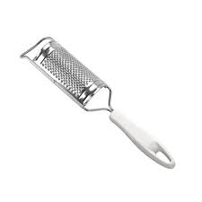Grattugia semi circolare "Presto" In acciaio inox di prima qualità e plastica resistente. Con lunghezza lama di 10 cm.