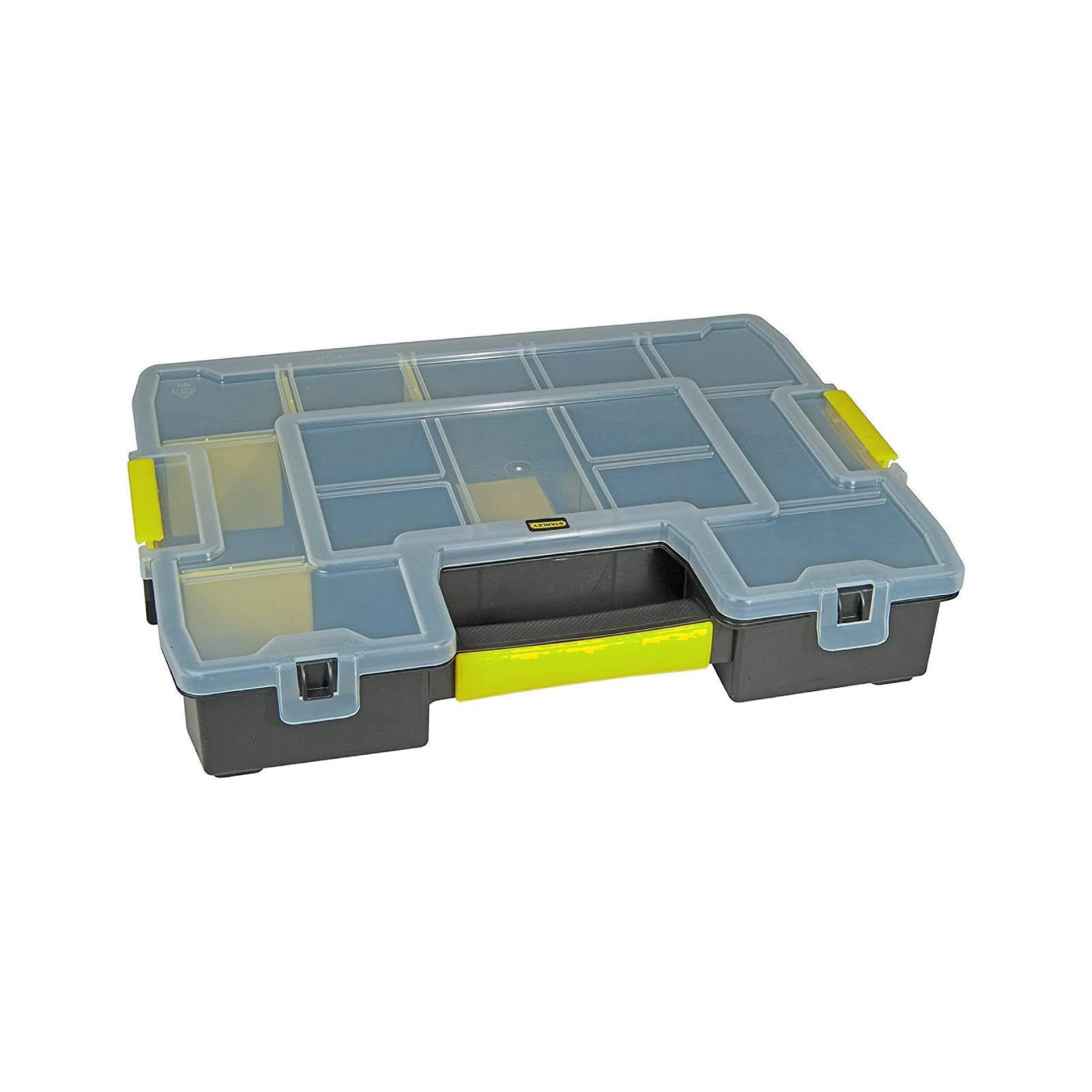 Cassetta organizer porta minuteria "Master Junior" con coperchio trasparente e divisori removibili