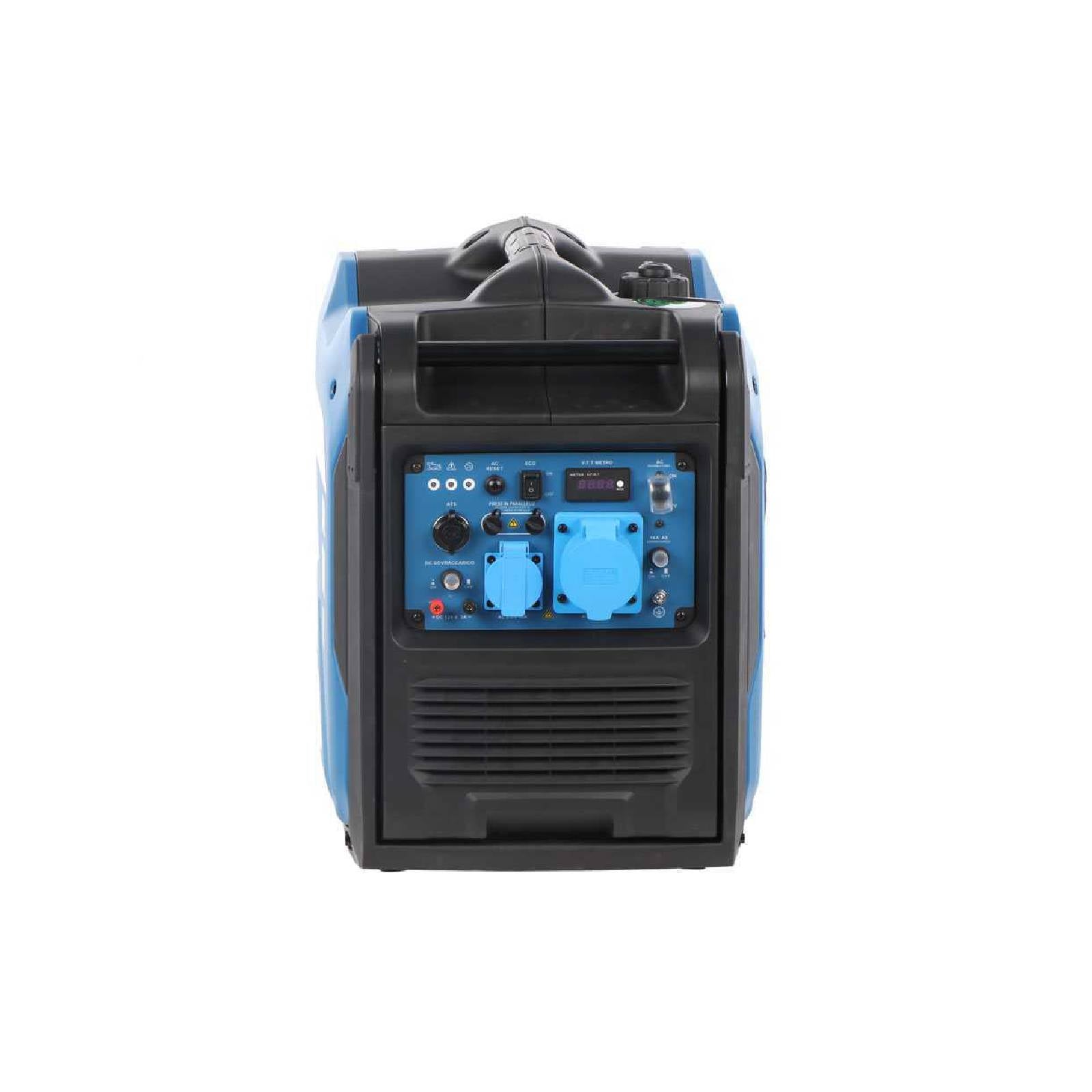 Generatore inverter "65159" di tipo silenziato con funzionamento a benzina e avviamento elettrico 5,0 KW Hp 5,4