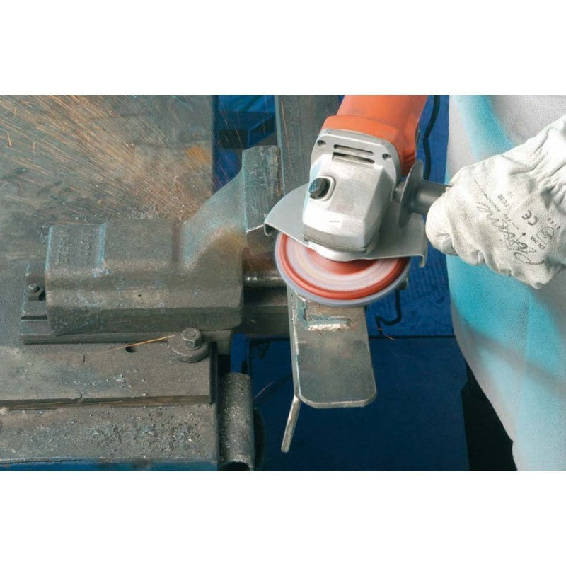 Disco lamellare "Forza" abrasivo per acciaio inox con supporto in nylon