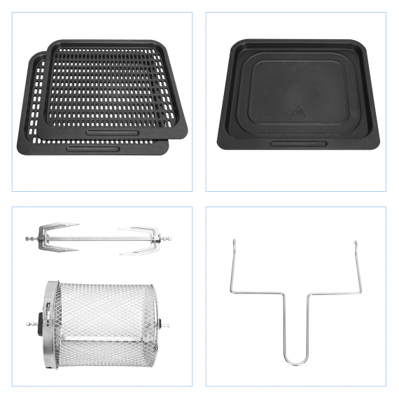 Friggitrice ad aria elettrica ideale per tutti i tipi di frittura, capacità 12 litri