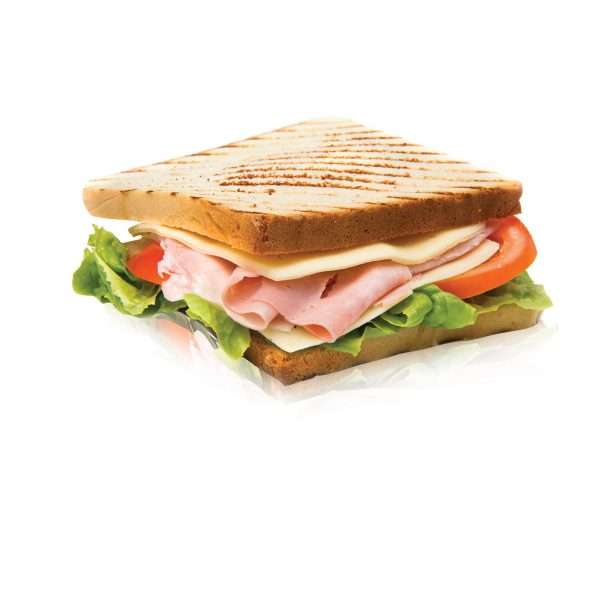 Tostiera con temperatura regolabile, ideale per la preparazione di toast sandwich e bruschette