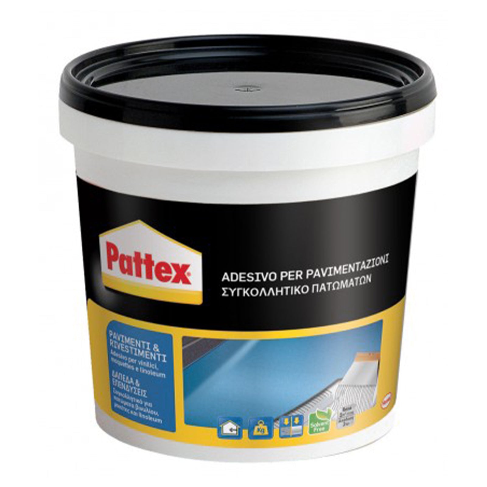 Adesivo di tipo acrilico per pavimenti e rivestimenti