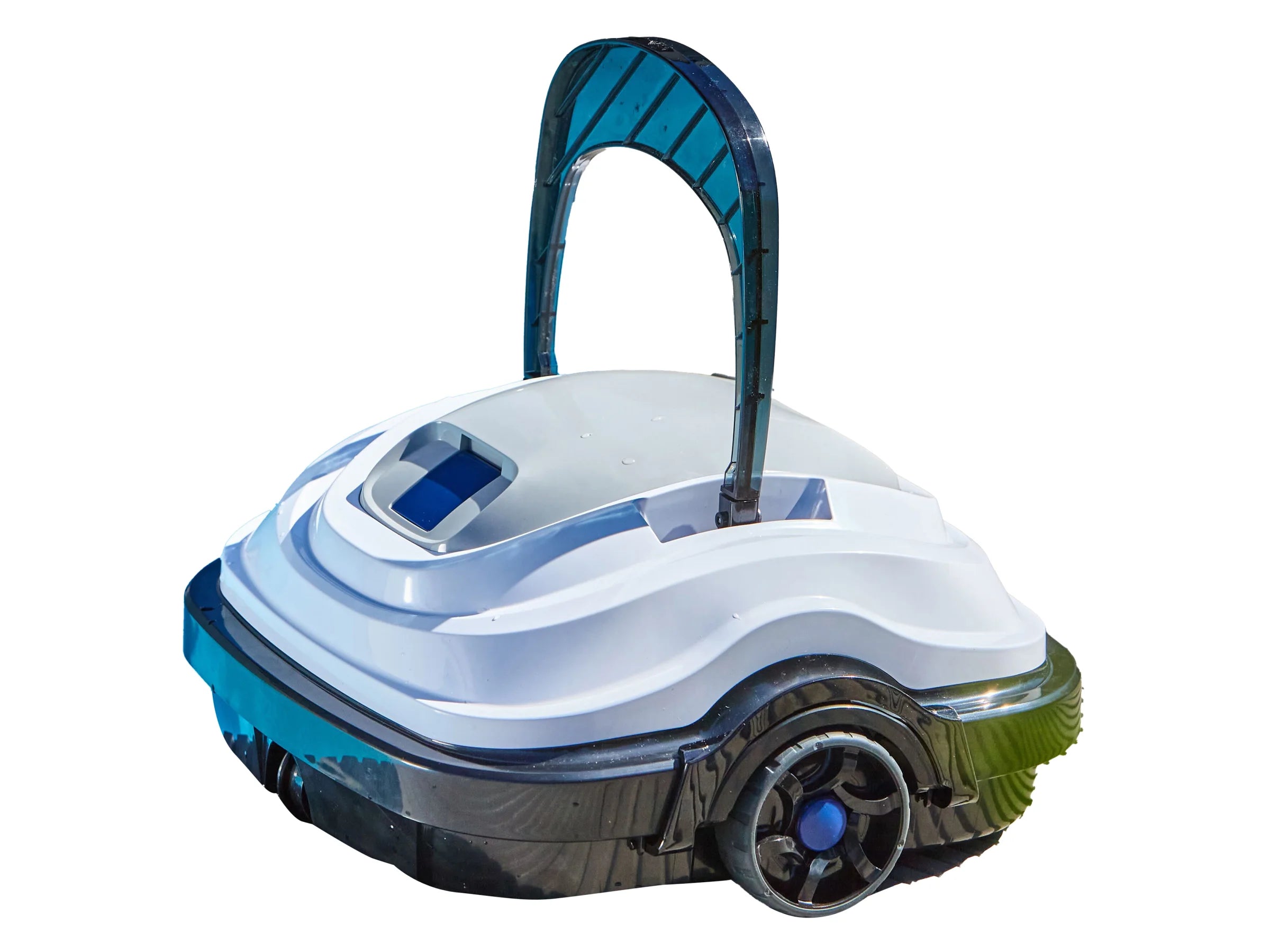 Robottino "Sirena" puliscifondo per piscina automatico con ruote, fino a 50 minuti di autonomia