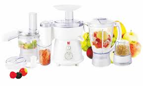 Robot Da Cucina Multifunzione 5 in 1 (Frullatore, affetta tutto, tritatutto, centrifuga, grattugia). Lame a 2 velocità. 400W