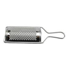 Grattugia in acciaio inossidabile inox cm. 16 con manico appendibile
