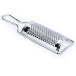 Grattugia in acciaio inossidabile inox cm. 13 con manico appendibile