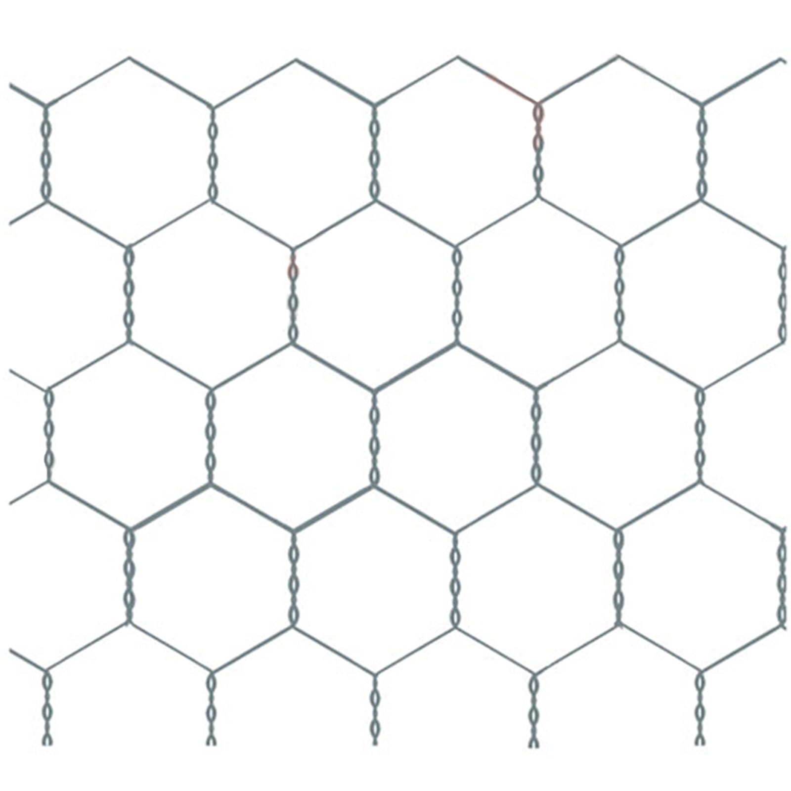 Rete tripla torsione zincata per recinzione in metallo, rotolo da 50 mt