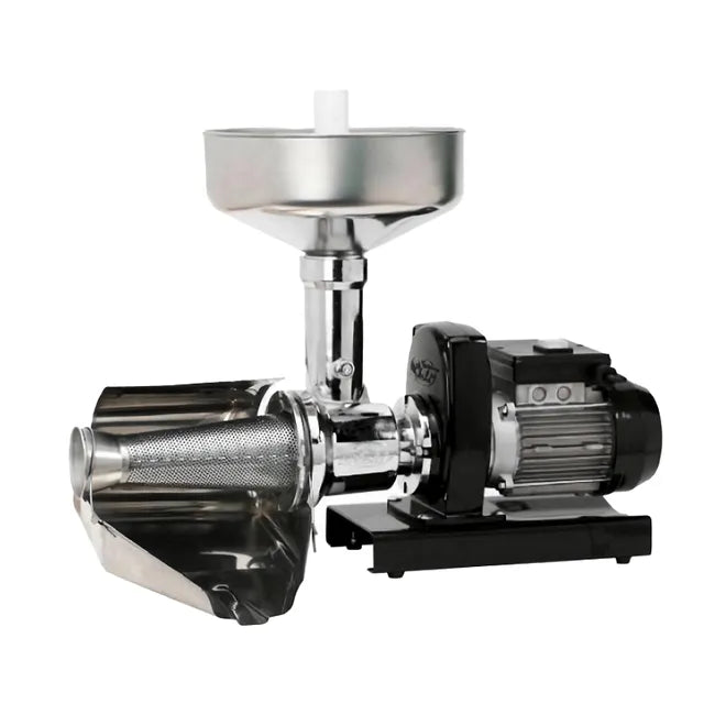 Spremipomodoro con motoriduttore asincrono monofase a 2 poli, in ghiera e alluminio