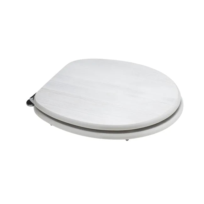 Sedile wc universale in legno MDF leccato 38 x 44 cm