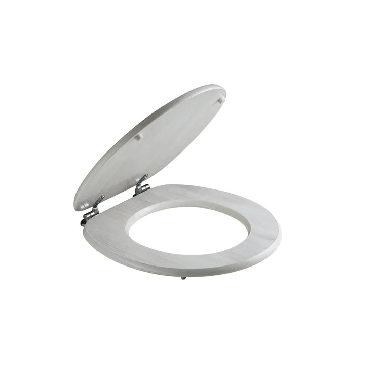 Sedile wc universale in legno MDF leccato 38 x 44 cm